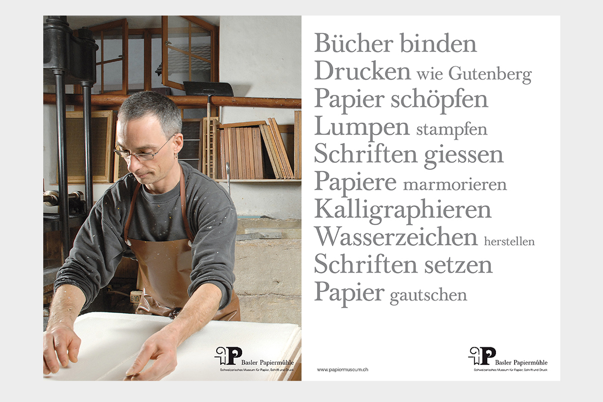 Das Corporate Design der Basler Papiermühle