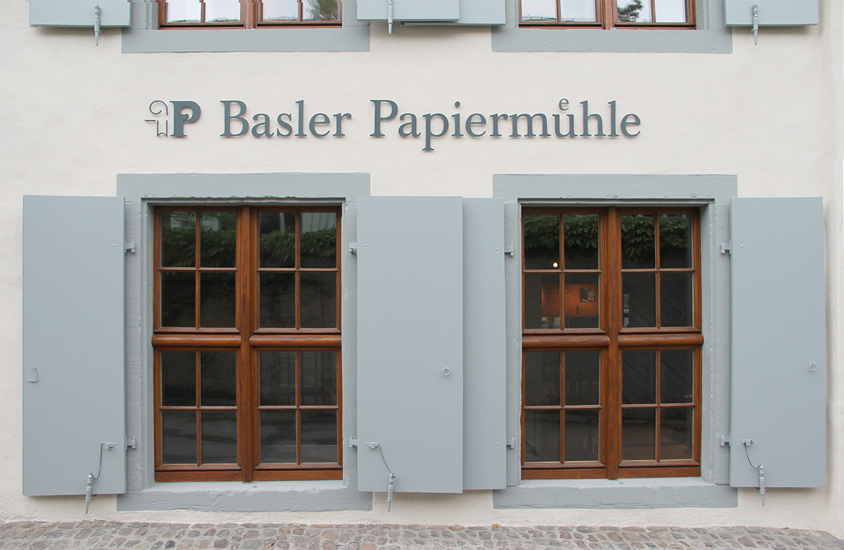 Signaletik der Basler Papiermühle